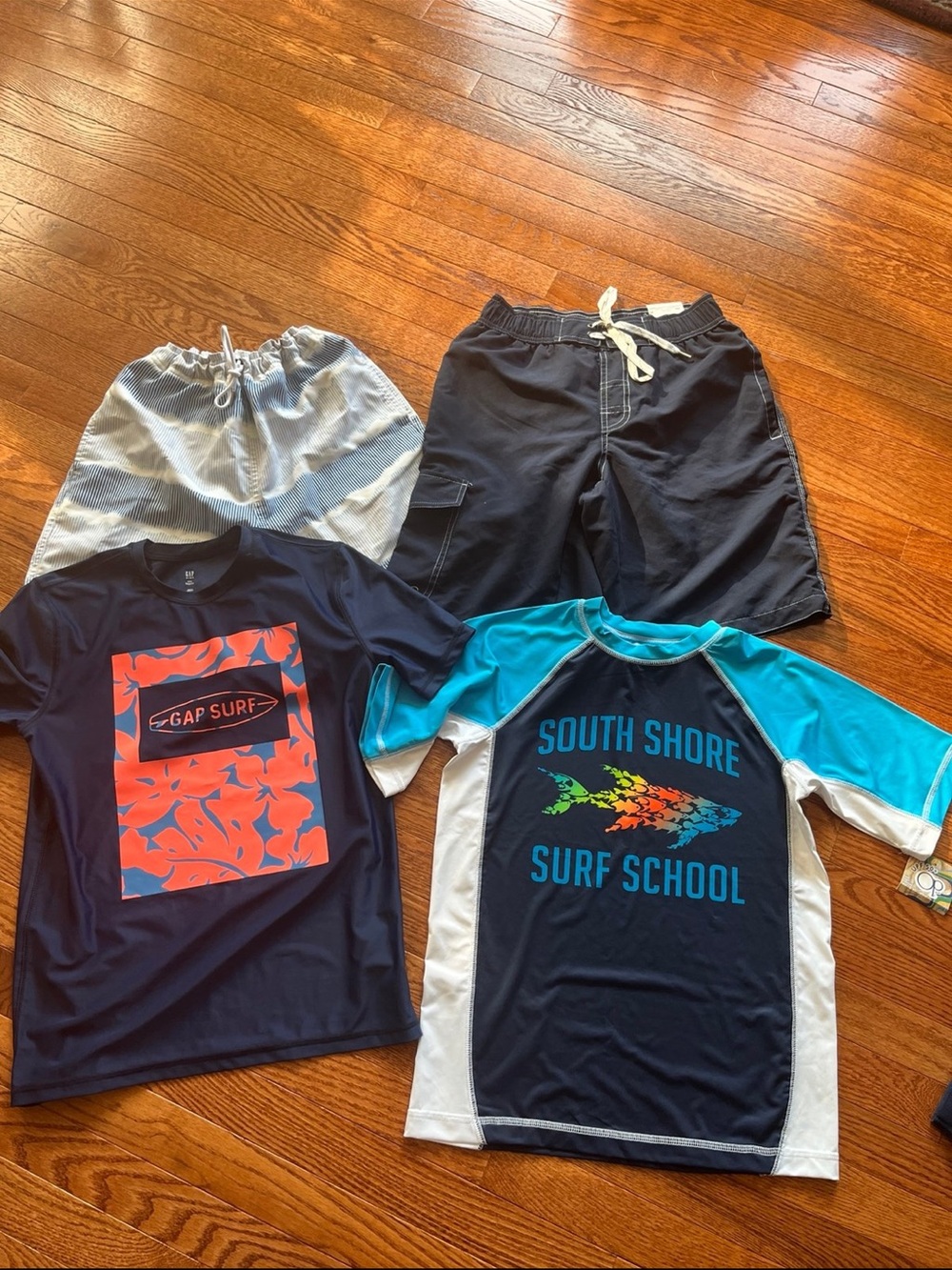 Boys swim trunks and tops new with tag